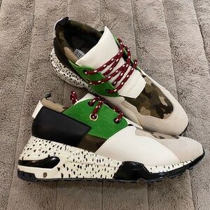Steve Madden Multicolor Platform Sneakers, Size 9M